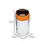 Salt and Pepper 105 ml Glass Jar- Orange