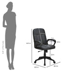 Mayor Mid Back Office Chair- Black