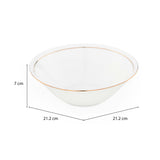 Urmi Porcelain 20 Piece Dinner Set- White