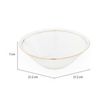 Urmi Porcelain 20 Piece Dinner Set- White