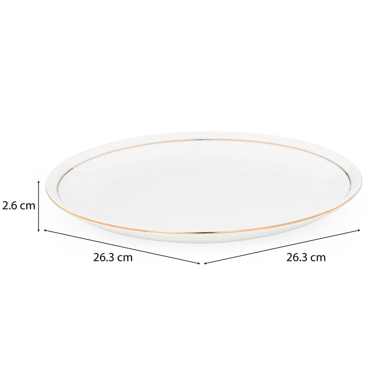 Urmi Porcelain 20 Piece Dinner Set- White