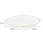Urmi Porcelain 20 Piece Dinner Set- White