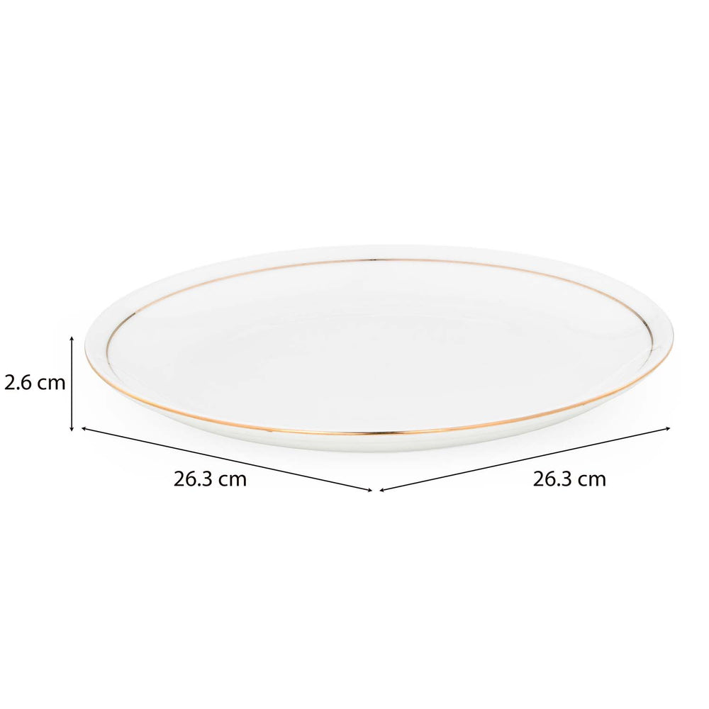 Urmi Porcelain 20 Piece Dinner Set- White