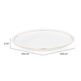 Urmi Porcelain 20 Piece Dinner Set- White