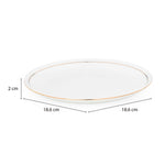 Urmi Porcelain 20 Piece Dinner Set- White