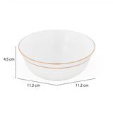 Urmi Porcelain 20 Piece Dinner Set- White