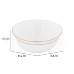 Urmi Porcelain 20 Piece Dinner Set- White