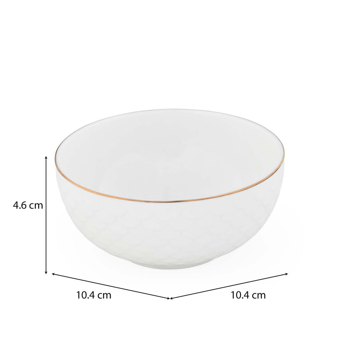 Ripple Porcelain 20 Piece Dinner Set- White