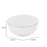 Ripple Porcelain 20 Piece Dinner Set- White