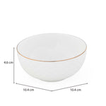 Ripple Porcelain 20 Piece Dinner Set- White