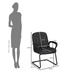 Mayor Visitor Chair- Black