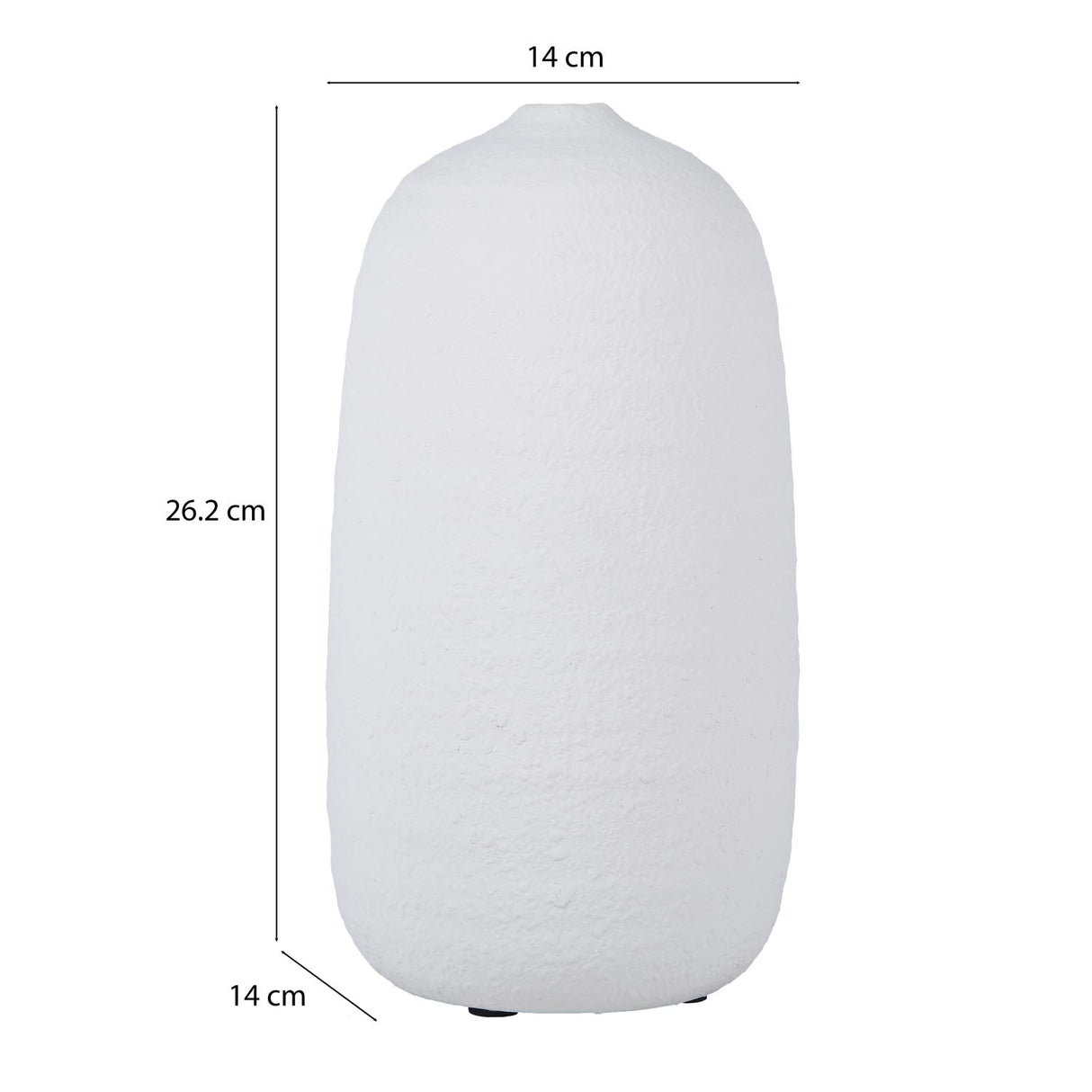 Decorative Terracotta Droplet Vase- Beige