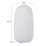 Decorative Terracotta Droplet Vase- Beige