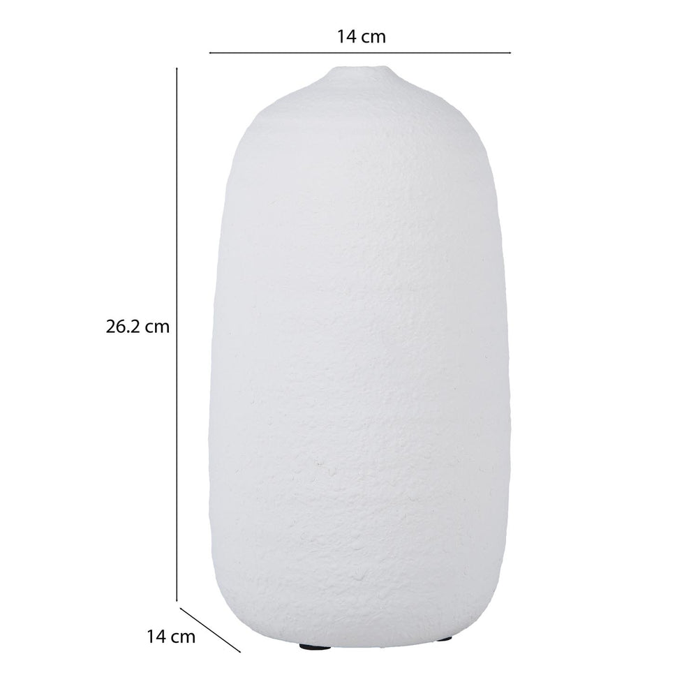 Decorative Terracotta Droplet Vase- Beige