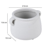 Stoneware Planter with Ears- Beige