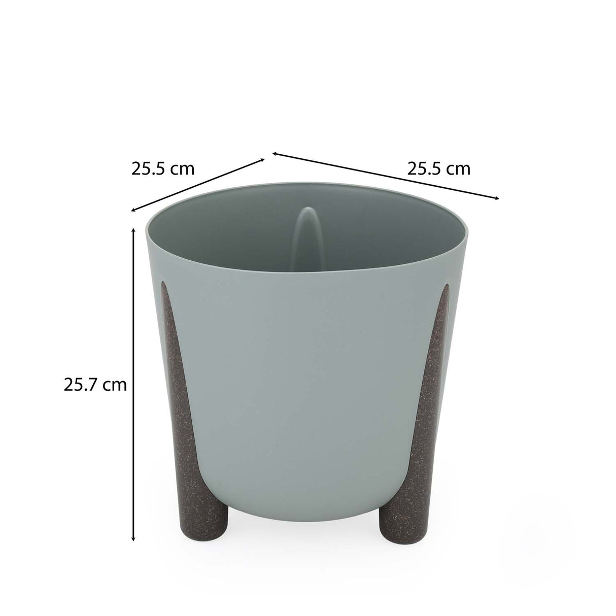 Recycled Classic Trileg Planter- Green