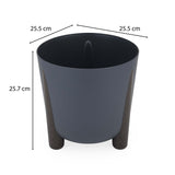 Recycled Classic Trileg Planter- Grey