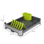Dish Rack- Grey and Green