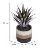 Succulent Artificial Grass Potted Plant- Green