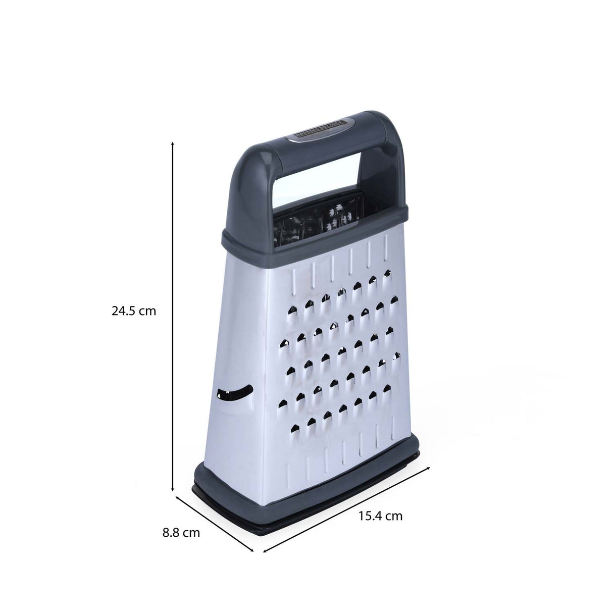 Baker's Secret Stainless Steel Grater- Silver