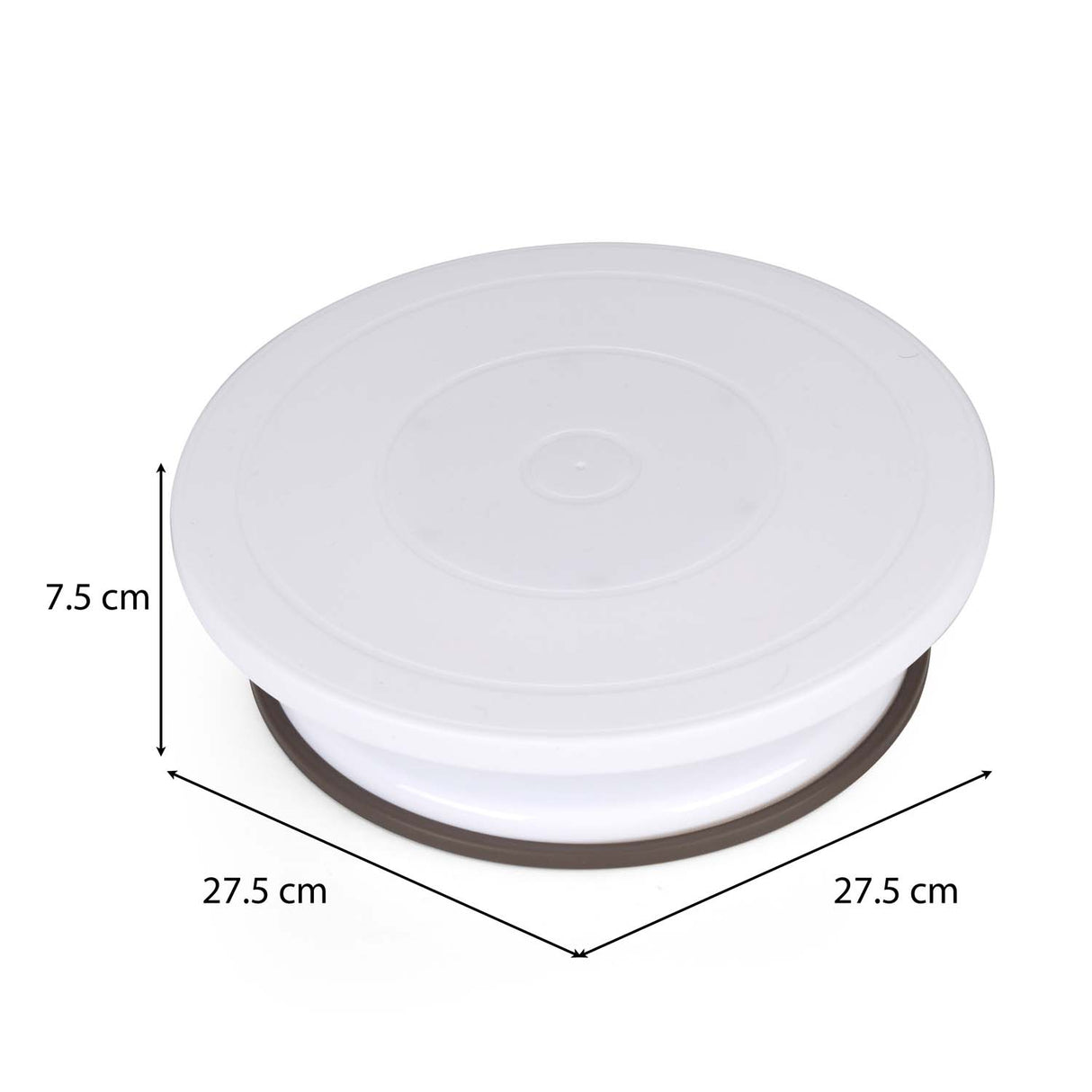 Baker's Secret Rotating Cake Stand- White