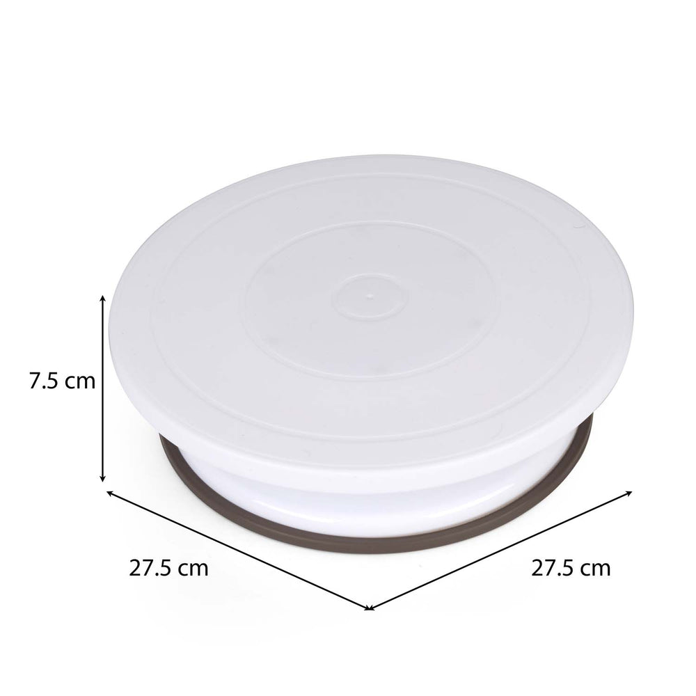 Baker's Secret Rotating Cake Stand- White