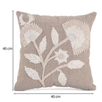 Floral Embroidered Cotton & Polyester 16
