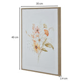 Floral Botanical Canvas Wall Painting- Multicolor