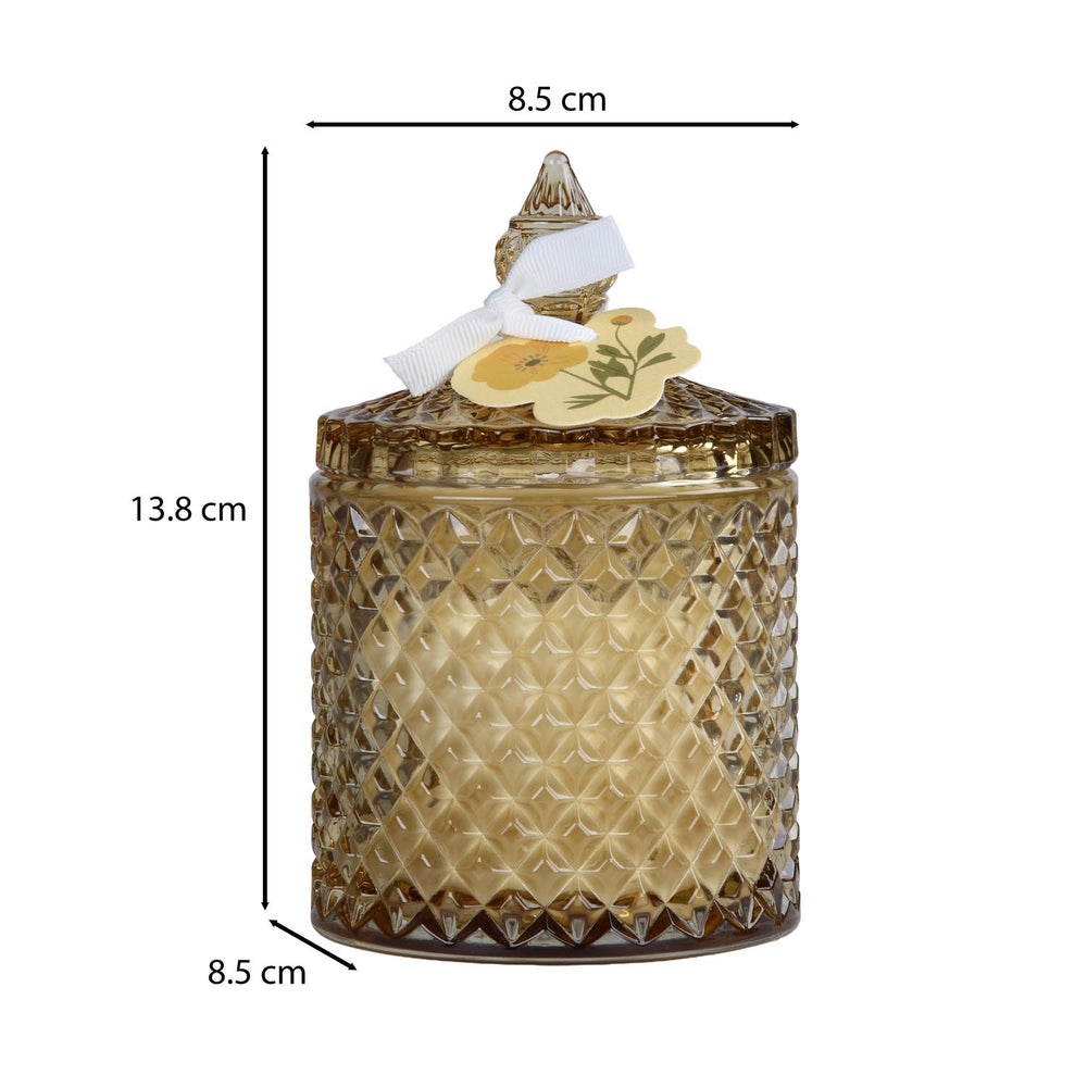 Breeze Town Honey Jar Candle- Light Yellow