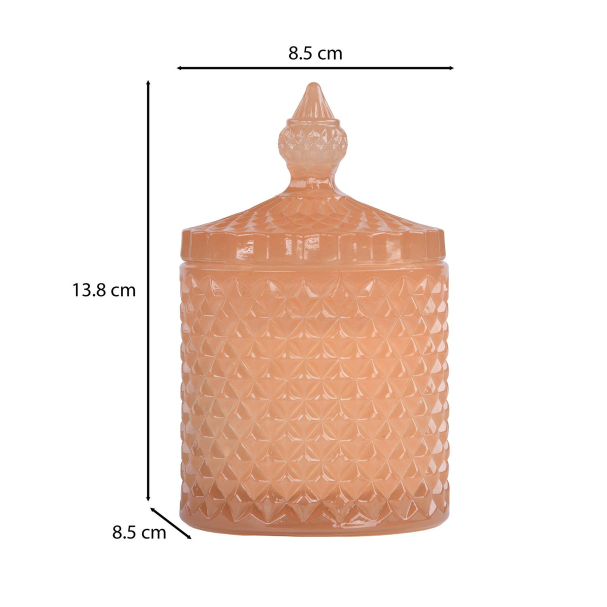 Breeze Town Mango Jar Candle- Orange