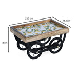 Lemon Lush Wooden Serving Platter- Yellow
