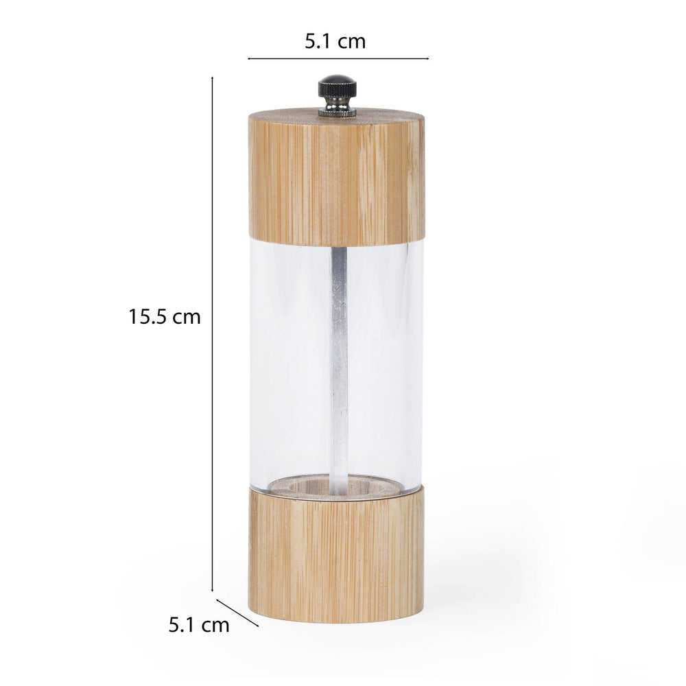 Transparent Pepper Grinder- Beige