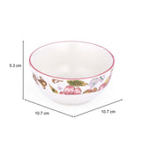 Floral Veg Bowl- Small, Pink