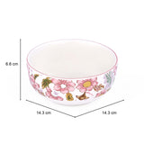Floral Serving Bowl- Small, Pink