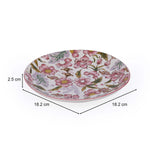Floral Quarter Plate- Pink