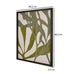 Garden Texture Embroidered Wall Art- Green