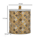 Multipurpose Round Cannister- Small, Brown