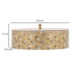 Multipurpose Round Dryfruit Box- Brown