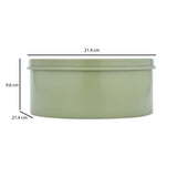 Sweet Treats Cookie Tin Cannister- Sage Green