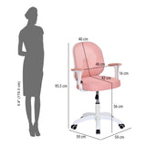 Slavic Astronaut Themed Kids Chair- Pink