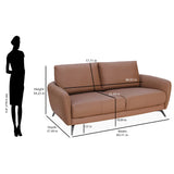 Tanis 3 Seater Sofa (Tan)