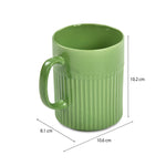 Porcelain Milk Mug- Green Matt