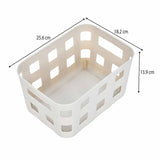 Arcade Nova Weave Pattern Storage Basket- Beige (4L)