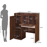 Rova Study Table- Walnut