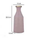 La Rosa Decorative Mosaic Cylindrical Small Vase- Pink & Gold