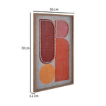 Modern Muse Earthy Elements 2 Canvas Painting- Brown