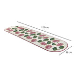Madhuban Lotus Motif 6-Seater Table Runner- Pink