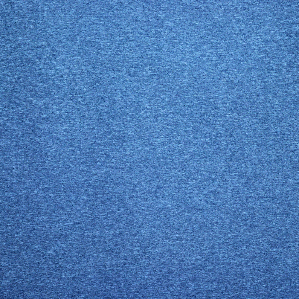 Visto Solid Blackout 7 Ft Polyester Door Curtains Set of 2 (Blue)