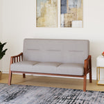 Conolly 3 Seater Fabric Sofa (Brown)