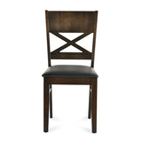 Adrian 6 Seater Dining Set (Dark Walnut)